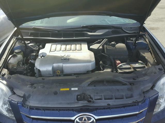 4T1BK36B57U219628 - 2007 TOYOTA AVALON XL Көк фото 7