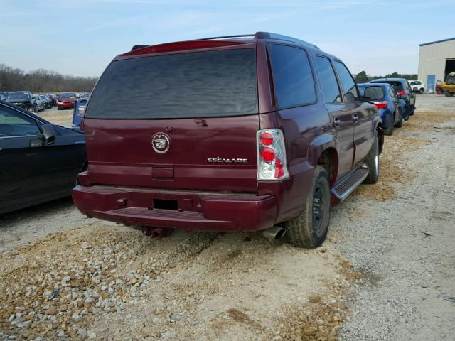 1GYEK63N14R232435 - 2004 CADILLAC ESCALADE L MAROON photo 4