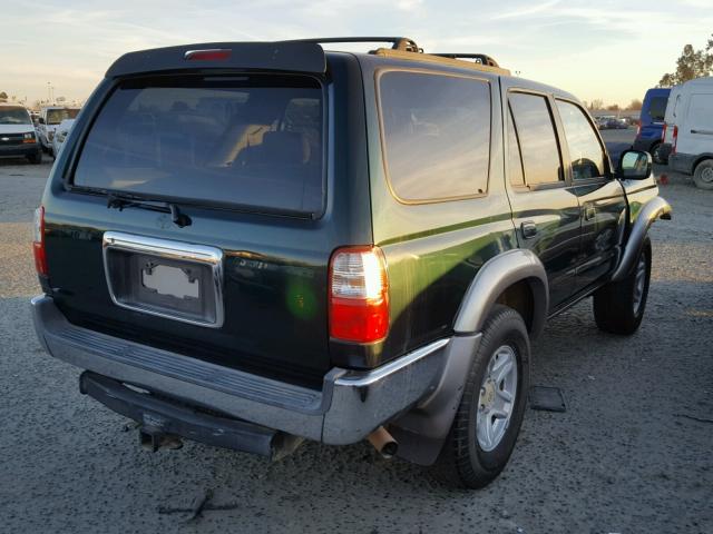 JT3HN86R720368255 - 2002 TOYOTA 4RUNNER SR GREEN photo 4