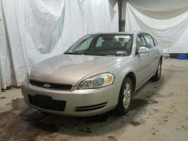 2G1WT55N589130255 - 2008 CHEVROLET IMPALA LT SILVER photo 2