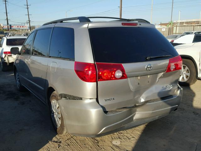 5TDZK23C49S252489 - 2009 TOYOTA SIENNA CE GRAY photo 3