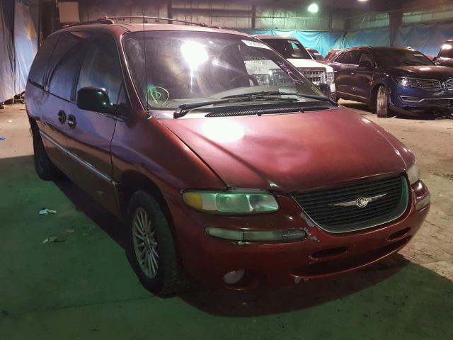 1C4GP64L8YB699685 - 2000 CHRYSLER TOWN & COU RED photo 1