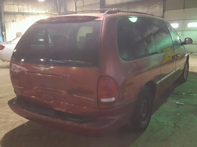 1C4GP64L8YB699685 - 2000 CHRYSLER TOWN & COU RED photo 4