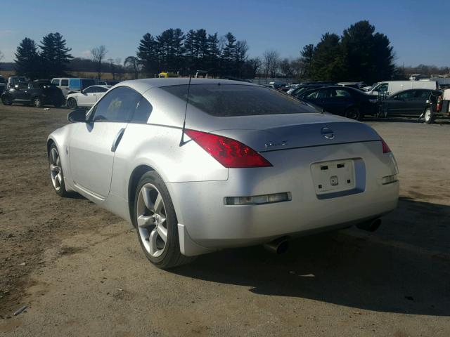 JN1AZ34E26M351384 - 2006 NISSAN 350Z COUPE SILVER photo 3