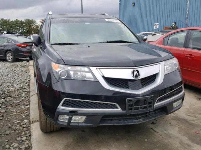 2HNYD2H59BH545299 - 2011 ACURA MDX ADVANC BLACK photo 9