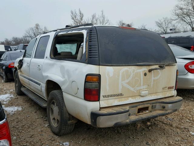 1GKFK16Z05J149837 - 2005 GMC YUKON XL K WHITE photo 3