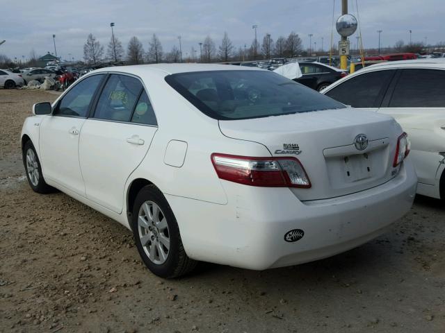 4T1BB46K19U069784 - 2009 TOYOTA CAMRY HYBR WHITE photo 3