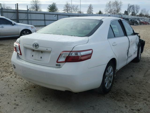 4T1BB46K19U069784 - 2009 TOYOTA CAMRY HYBR WHITE photo 4