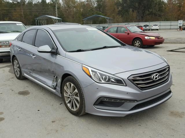 5NPE34AF9GH412065 - 2016 HYUNDAI SONATA SPO GRAY photo 1