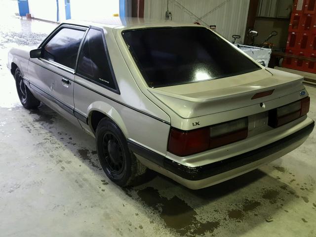 1FACP41A7LF223098 - 1990 FORD MUSTANG LX GRAY photo 3