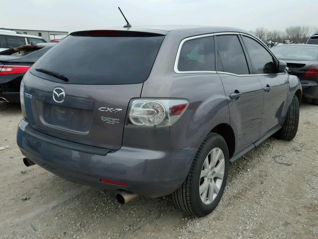 JM3ER293X80211973 - 2008 MAZDA CX-7 GRAY photo 4