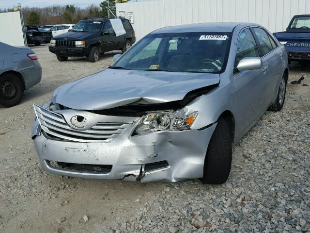 4T1BE46K97U589333 - 2007 TOYOTA CAMRY NEW SILVER photo 2