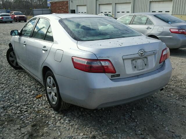 4T1BE46K97U589333 - 2007 TOYOTA CAMRY NEW SILVER photo 3