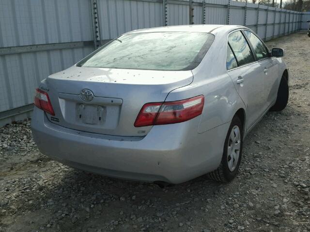 4T1BE46K97U589333 - 2007 TOYOTA CAMRY NEW SILVER photo 4