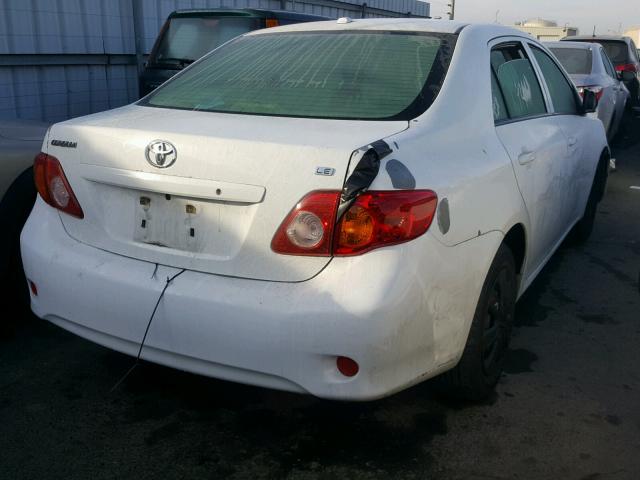 JTDBL40E39J007714 - 2009 TOYOTA COROLLA BA WHITE photo 4