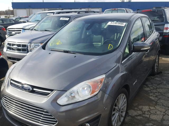 1FADP5BU2DL515778 - 2013 FORD C-MAX SEL GRAY photo 2