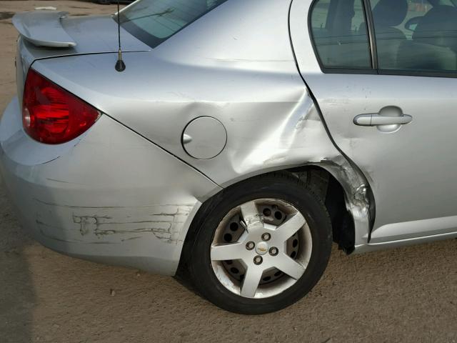 1G1AK55FX67795107 - 2006 CHEVROLET COBALT LS SILVER photo 9