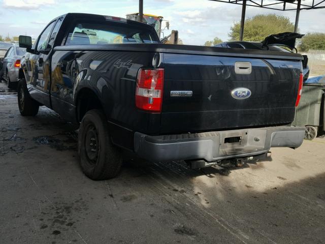 1FTRF14W77KC87832 - 2007 FORD F150 BLACK photo 3