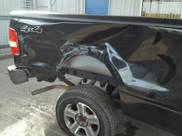 1FTRF14W77KC87832 - 2007 FORD F150 BLACK photo 9