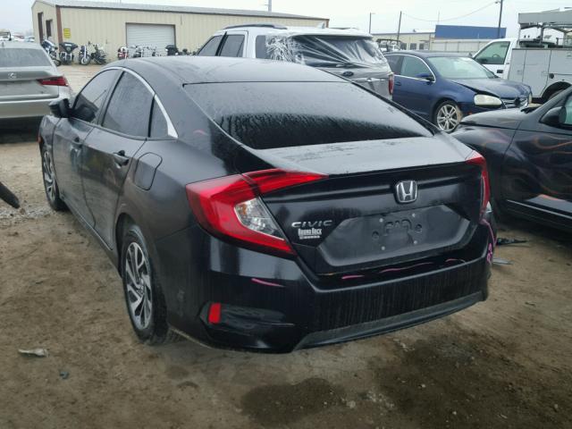 19XFC2F75GE079846 - 2016 HONDA CIVIC EX შავი ფოტო 3