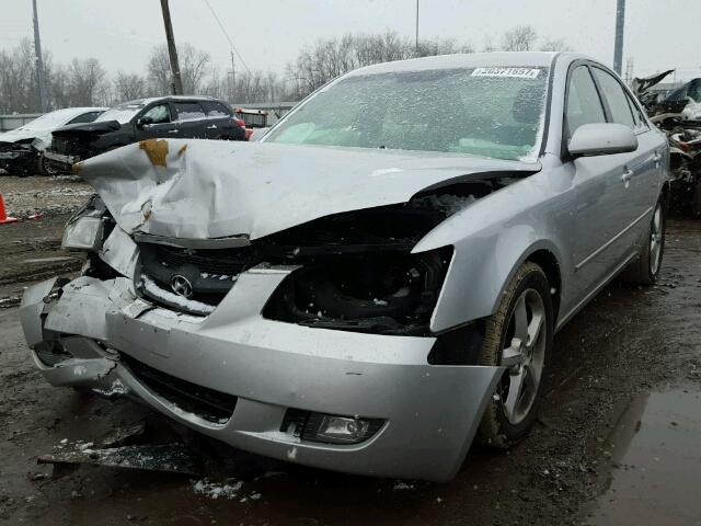 5NPEU46F26H044333 - 2006 HYUNDAI SONATA GLS SILVER photo 2