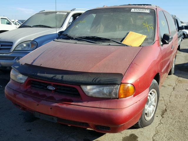 2FMDA5142WBA78585 - 1998 FORD WINDSTAR W RED photo 2