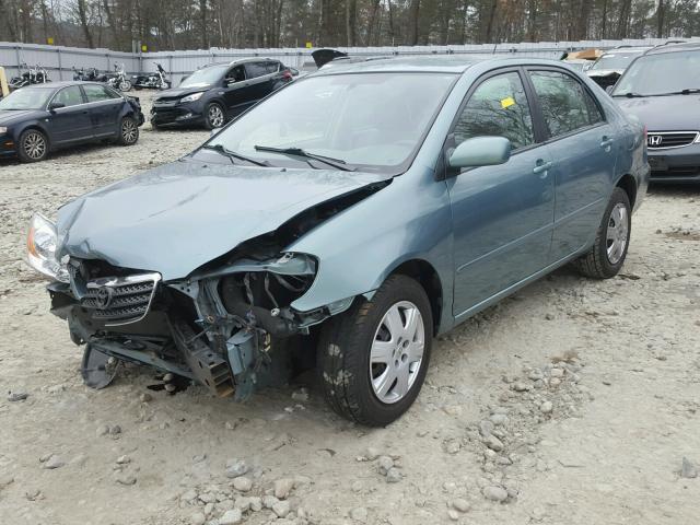 2T1BR30EX6C660573 - 2006 TOYOTA COROLLA CE GREEN photo 2