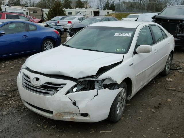 4T1BB46K37U008501 - 2007 TOYOTA CAMRY NEW WHITE photo 2