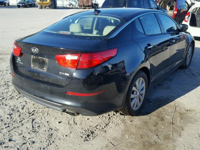 5XXGN4A75FG420962 - 2015 KIA OPTIMA EX BLACK photo 4