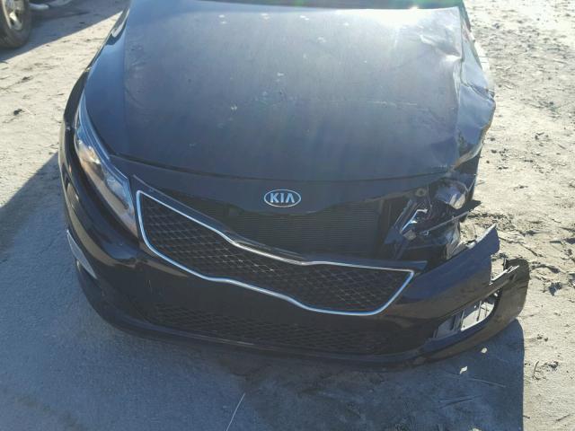 5XXGN4A75FG420962 - 2015 KIA OPTIMA EX BLACK photo 7