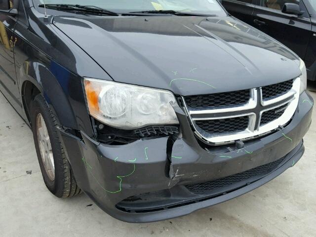 2C4RDGCG5CR149625 - 2012 DODGE GRAND CARA BLACK photo 9