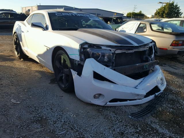 2G1FC1ED0B9144023 - 2011 CHEVROLET CAMARO LT WHITE photo 1