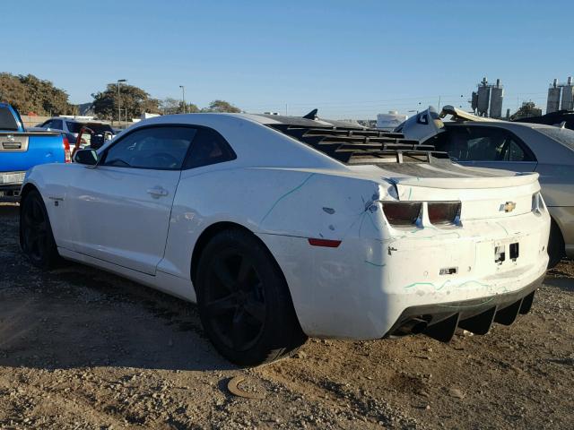 2G1FC1ED0B9144023 - 2011 CHEVROLET CAMARO LT WHITE photo 3