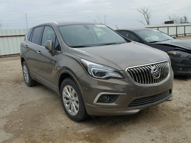 LRBFXBSA1HD161080 - 2017 BUICK ENVISION E BROWN photo 1