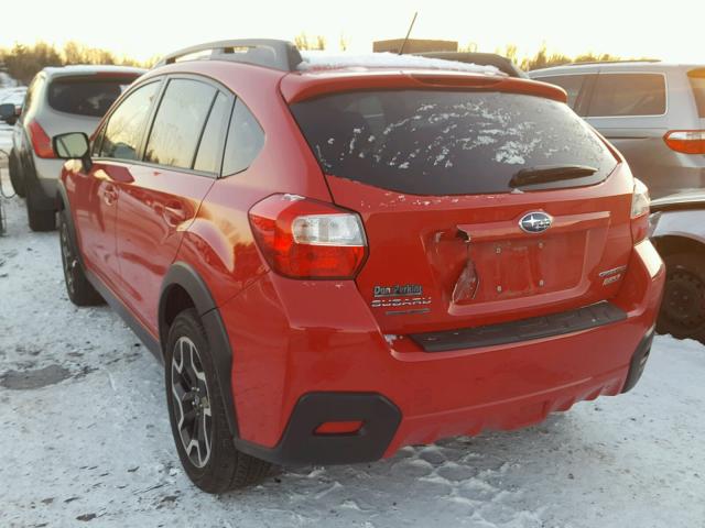 JF2GPABC7G8310683 - 2016 SUBARU CROSSTREK RED photo 3