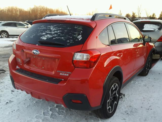 JF2GPABC7G8310683 - 2016 SUBARU CROSSTREK RED photo 4