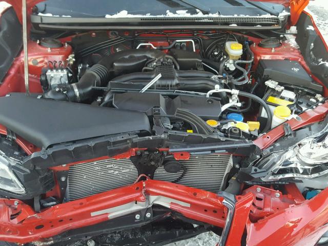 JF2GPABC7G8310683 - 2016 SUBARU CROSSTREK RED photo 7