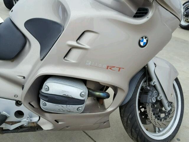 WB10418AX1ZC70129 - 2001 BMW R1100 RT BEIGE photo 7