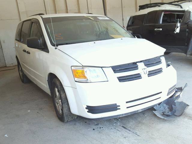 1D8HN44H78B109505 - 2008 DODGE GRAND CARA WHITE photo 1