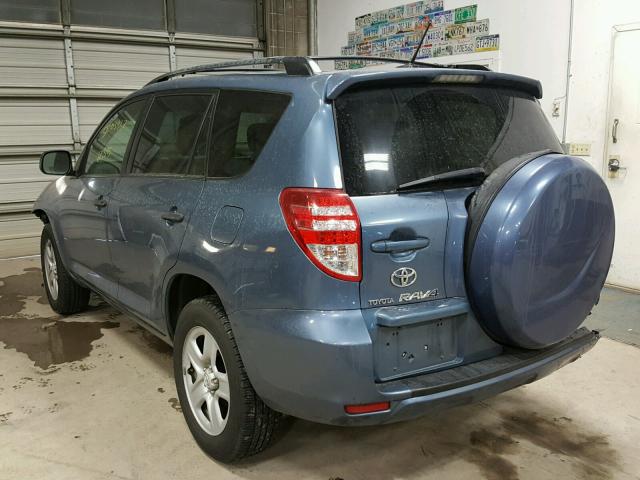 2T3BF33V59W009429 - 2009 TOYOTA RAV4 BLUE photo 3