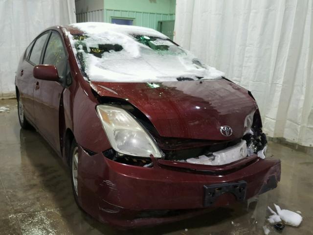 JTDKB20U557013486 - 2005 TOYOTA PRIUS RED photo 1