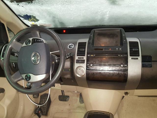 JTDKB20U557013486 - 2005 TOYOTA PRIUS RED photo 9