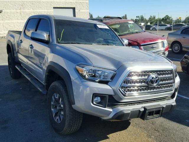 3TMDZ5BNXHM033903 - 2017 TOYOTA TACOMA DOU SILVER photo 1