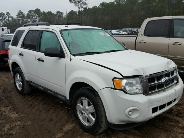 1FMCU0DG3BKA98694 - 2011 FORD ESCAPE XLT WHITE photo 1