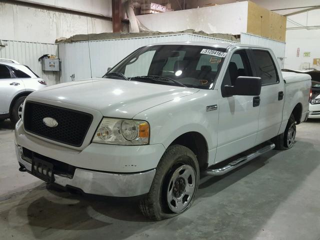 1FTPW14505KF09736 - 2005 FORD F150 SUPER WHITE photo 2