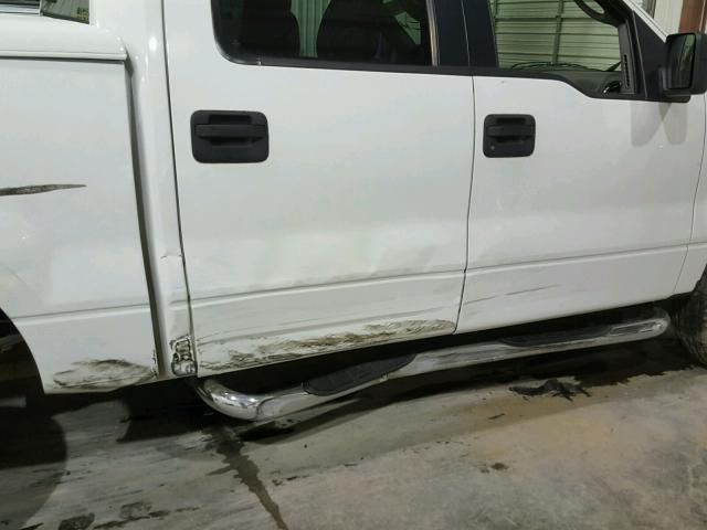 1FTPW14505KF09736 - 2005 FORD F150 SUPER WHITE photo 9