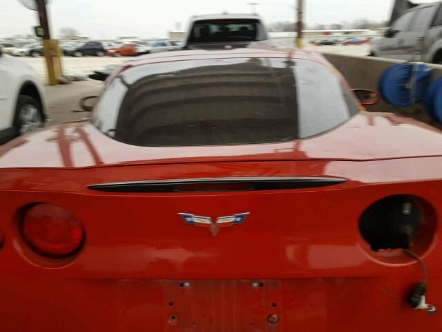 1G1YY25W285134584 - 2008 CHEVROLET CORVETTE RED photo 6