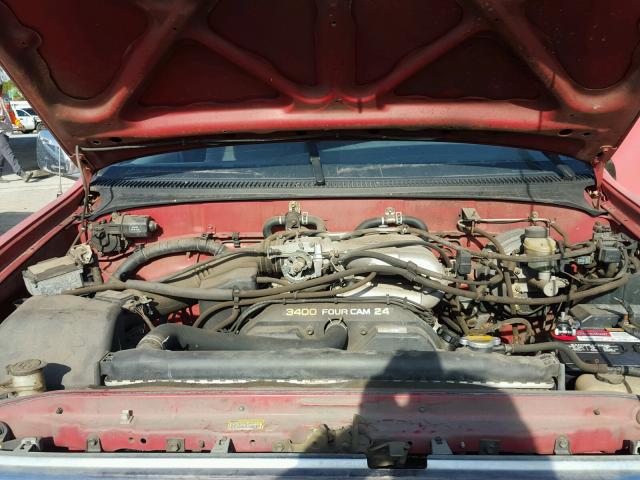 JT4TN14D1V0034005 - 1997 TOYOTA T100 XTRAC RED photo 7