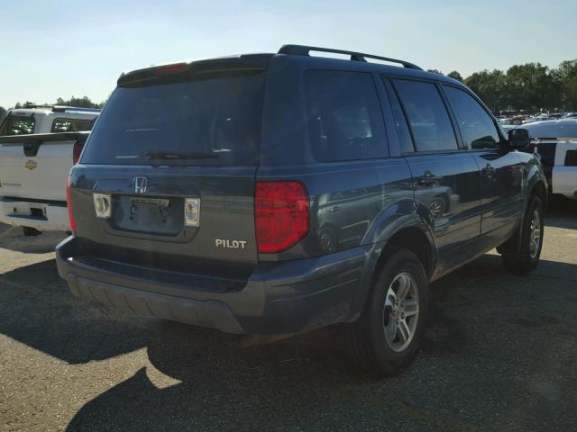 5FNYF18505B024377 - 2005 HONDA PILOT EXL CHARCOAL photo 4