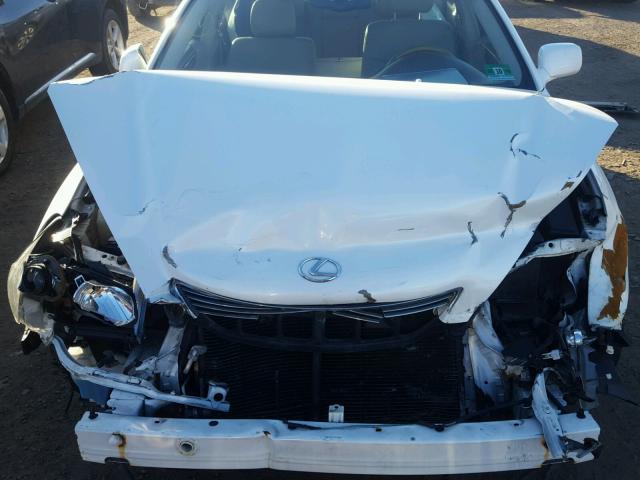 JTHBA30G665156025 - 2006 LEXUS ES 330 WHITE photo 7